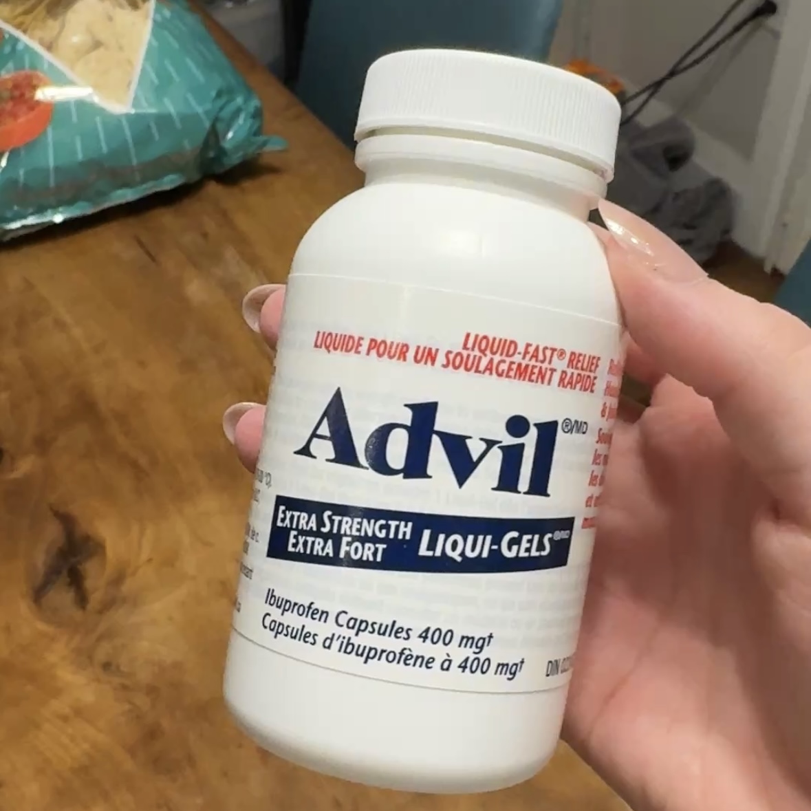 These are Advil liquid gels. I've always liked the sound they make when you shake them around in the bottle so thats what the audio is.