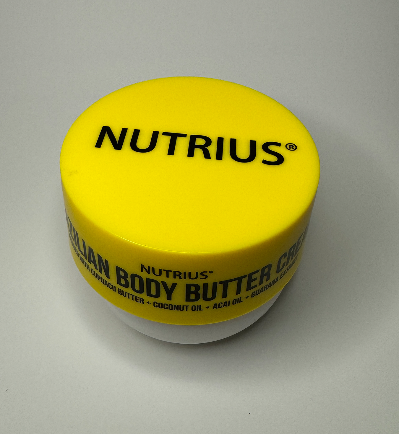 Image of the top view of brazillian body butter body lotion