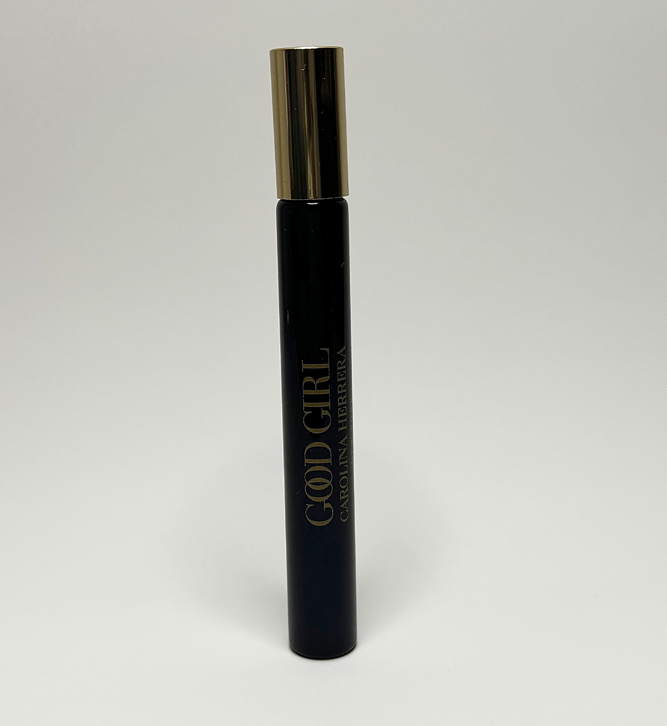 image of the standing view of Good Girl perfume in a travel size